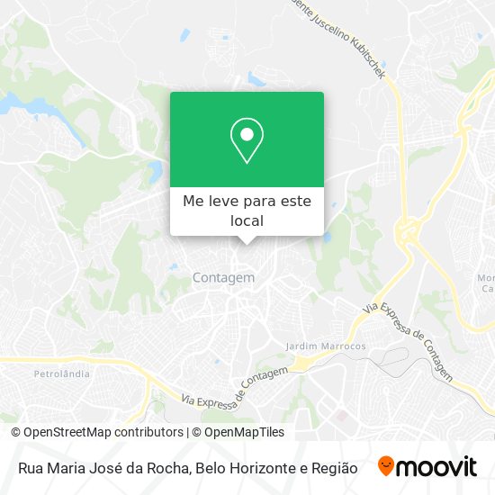 Rua Maria José da Rocha mapa