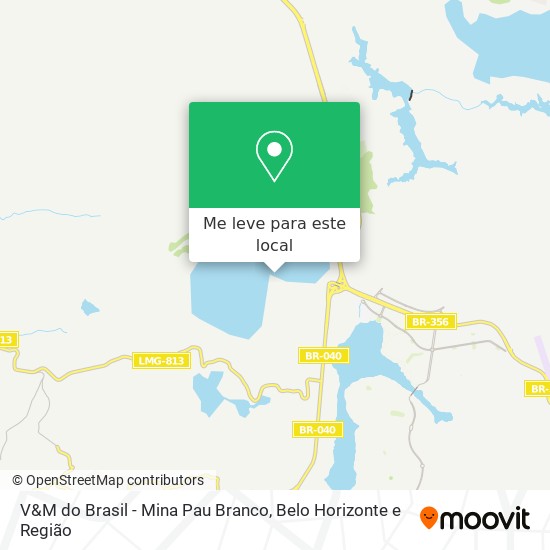 V&M do Brasil - Mina Pau Branco mapa