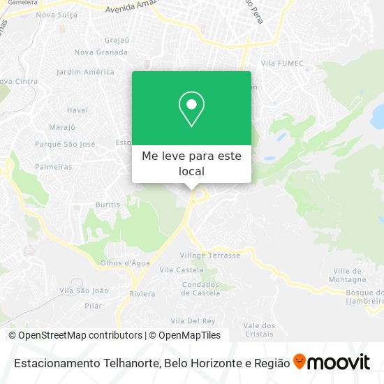 Estacionamento Telhanorte mapa