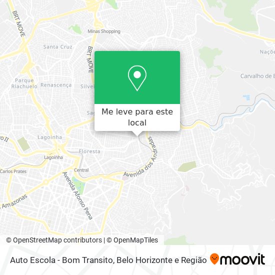 Auto Escola - Bom Transito mapa