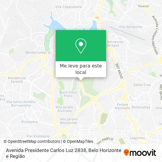 Avenida Presidente Carlos Luz 2838 mapa