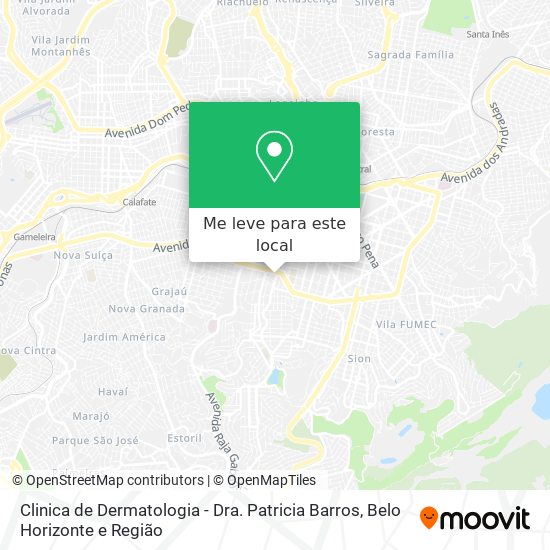 Clinica de Dermatologia - Dra. Patricia Barros mapa