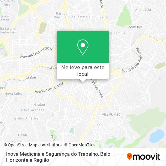 Inova Medicina e Segurança do Trabalho mapa