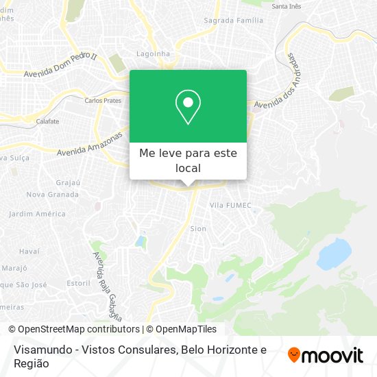 Visamundo - Vistos Consulares mapa