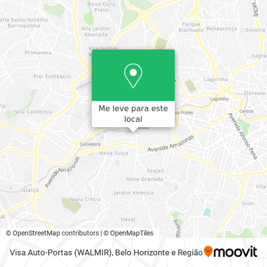 Visa Auto-Portas (WALMIR) mapa