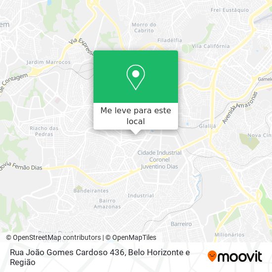 Rua João Gomes Cardoso 436 mapa