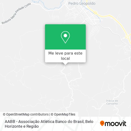 AABB - Associação Atlética Banco do Brasil mapa
