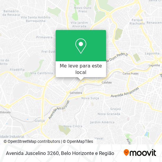 Avenida Juscelino 3260 mapa