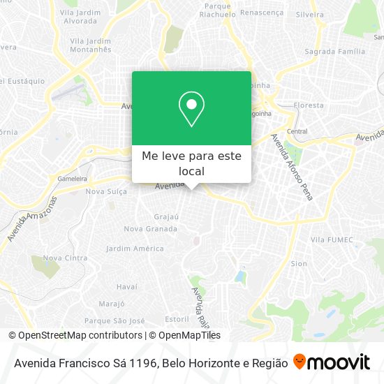 Avenida Francisco Sá 1196 mapa