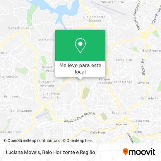 Luciana Moveis mapa