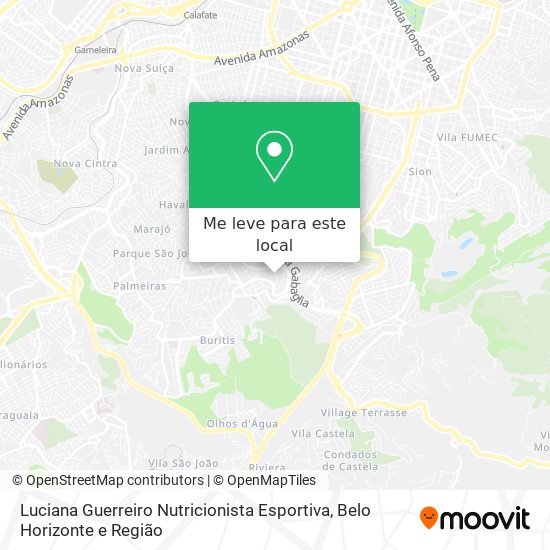 Luciana Guerreiro Nutricionista Esportiva mapa