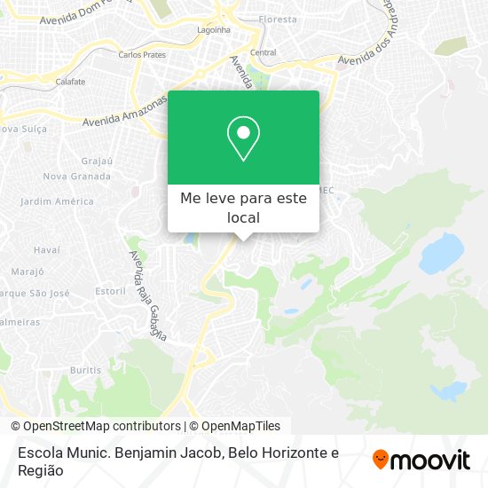 Escola Munic. Benjamin Jacob mapa