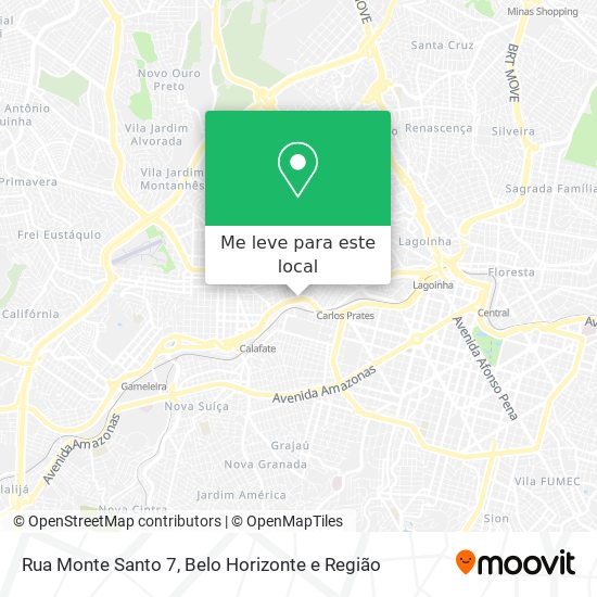 Rua Monte Santo 7 mapa