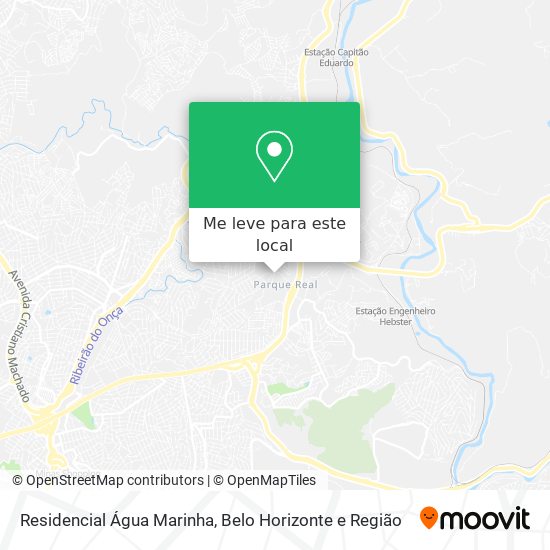 Residencial Água Marinha mapa