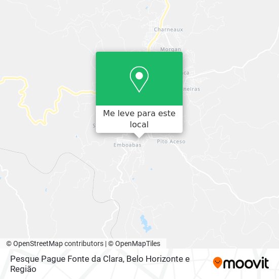 Pesque  Pague Fonte da Clara mapa