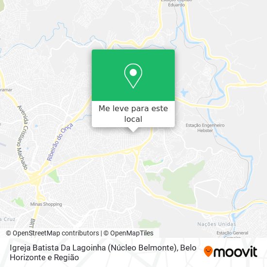 Igreja Batista Da Lagoinha (Núcleo Belmonte) mapa