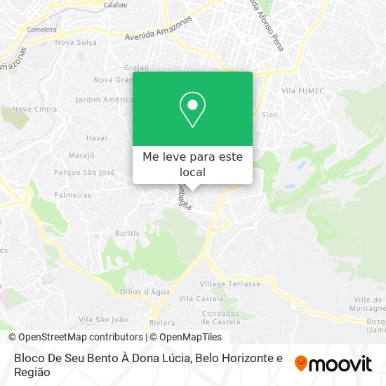 Bloco De Seu Bento À Dona Lúcia mapa