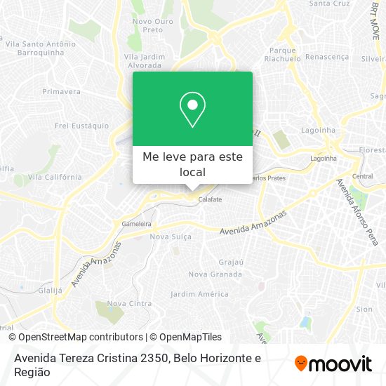 Avenida Tereza Cristina 2350 mapa