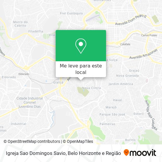 Igreja Sao Domingos Savio mapa