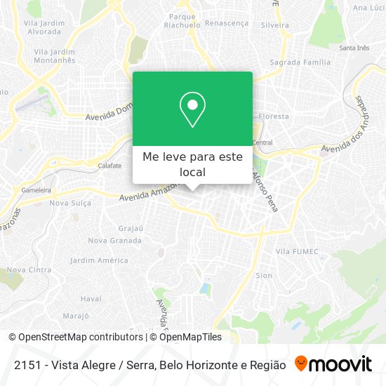 2151 - Vista Alegre / Serra mapa