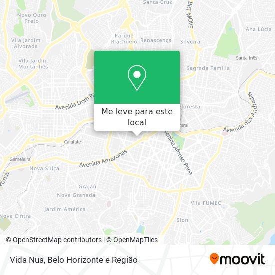 Vida Nua mapa