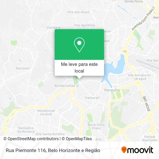 Rua Piemonte 116 mapa