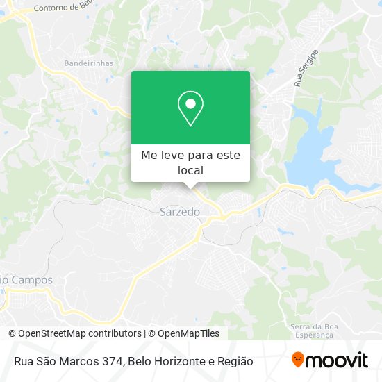 Rua São Marcos 374 mapa
