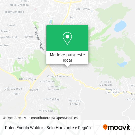 Pólen Escola Waldorf mapa