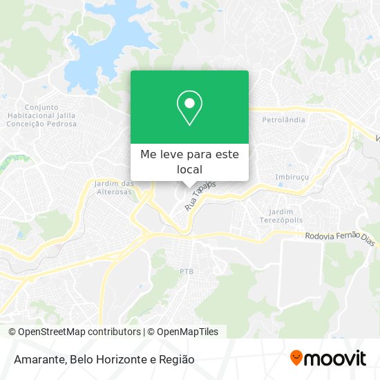 Amarante mapa