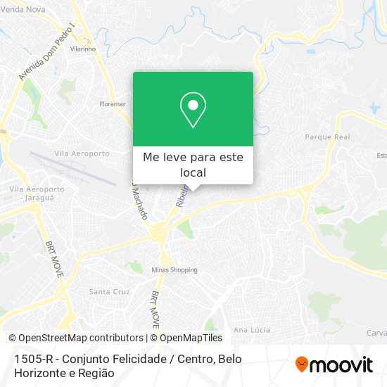 1505-R - Conjunto Felicidade / Centro mapa