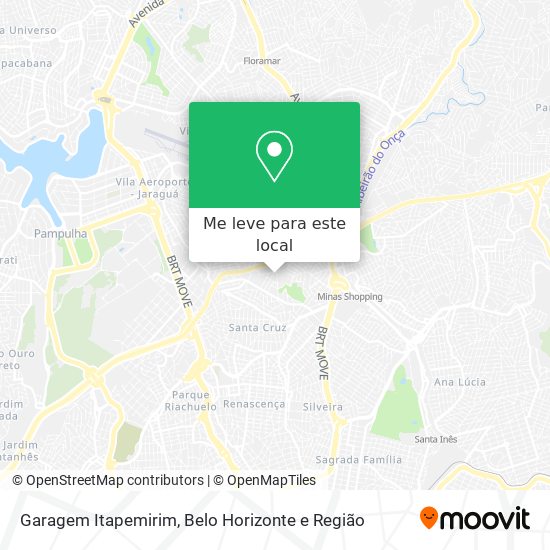 Garagem Itapemirim mapa