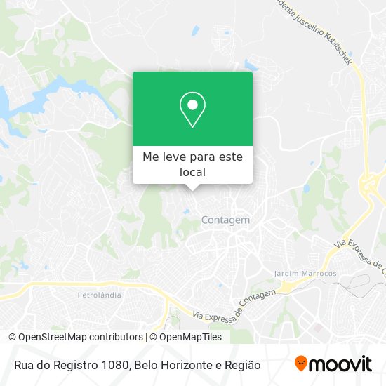 Rua do Registro 1080 mapa