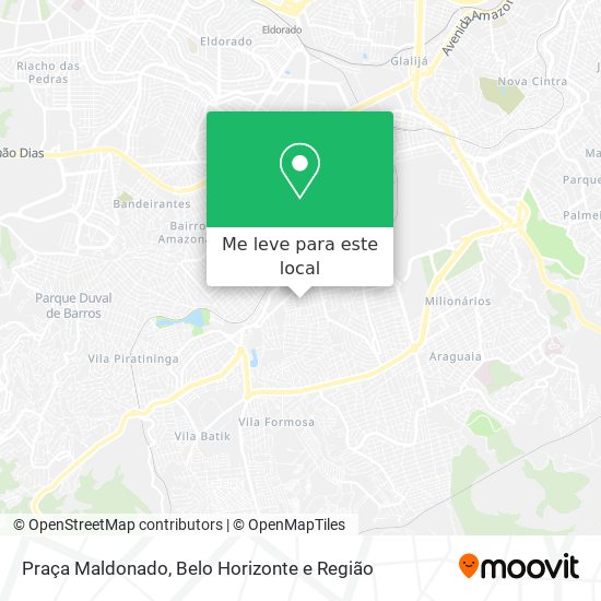 Praça Maldonado mapa