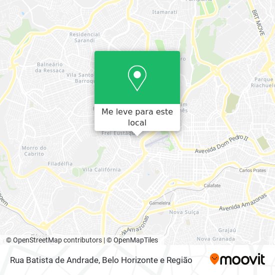 Rua Batista de Andrade mapa