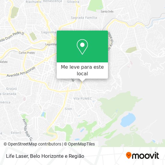 Life Laser mapa