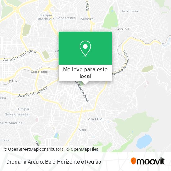 Drogaria Araujo mapa
