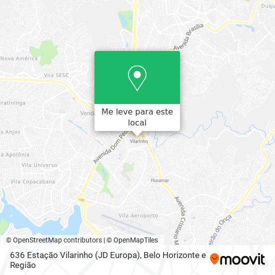 636 Estação Vilarinho (JD Europa) mapa