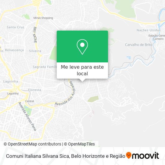 Comuni Italiana Silvana Sica mapa