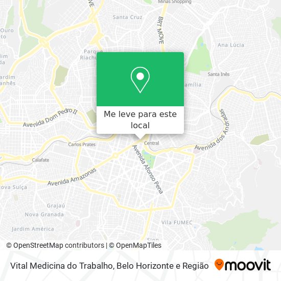 Vital Medicina do Trabalho mapa