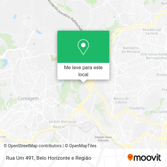 Rua Um 491 mapa