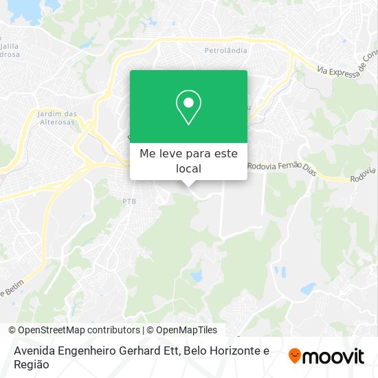 Avenida Engenheiro Gerhard Ett mapa