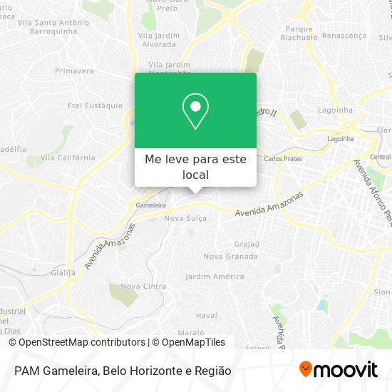 PAM Gameleira mapa