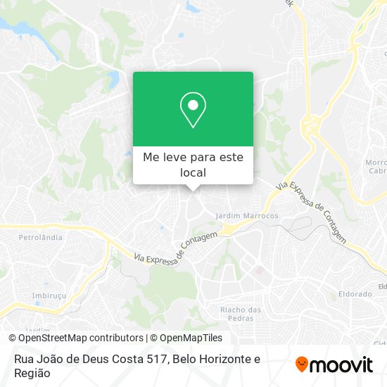 Rua João de Deus Costa 517 mapa