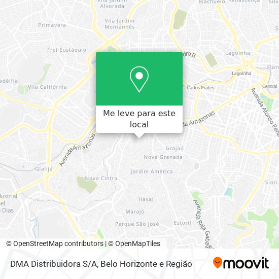 DMA Distribuidora S/A mapa