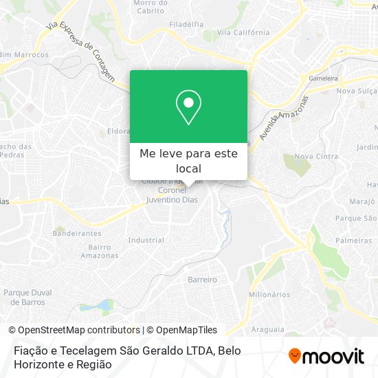 Fiação e Tecelagem São Geraldo LTDA mapa