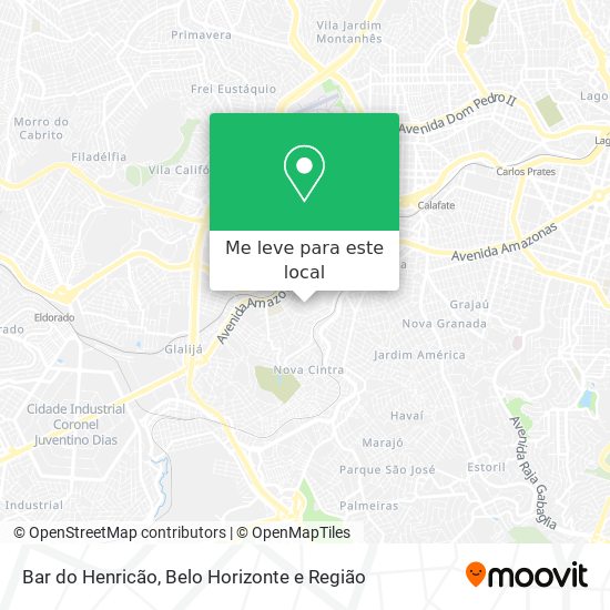 Bar do Henricão mapa