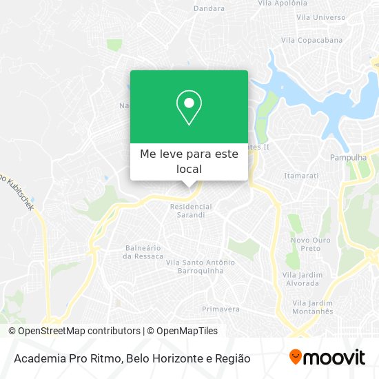 Academia Pro Ritmo mapa