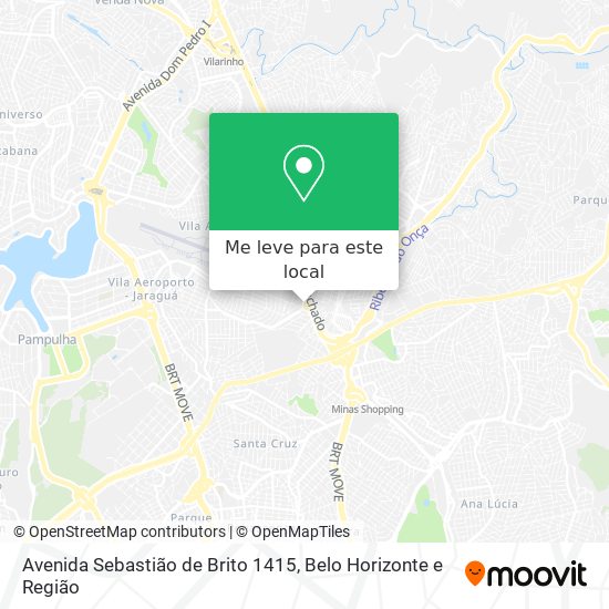 Avenida Sebastião de Brito 1415 mapa