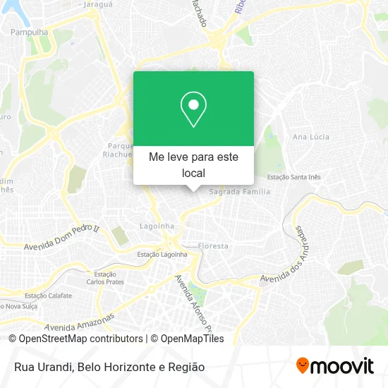 Rua Urandi mapa