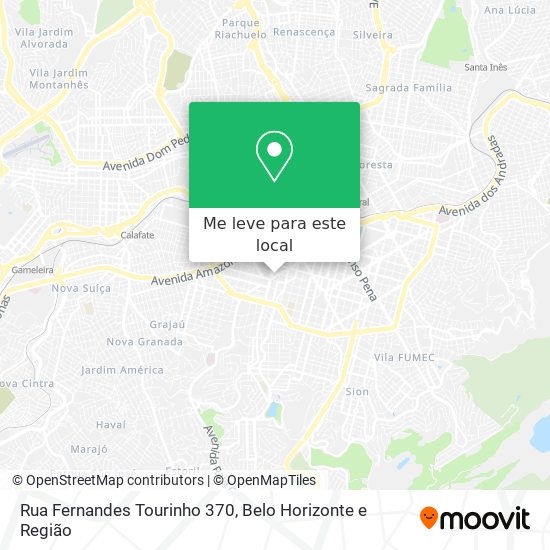 Rua Fernandes Tourinho 370 mapa